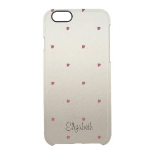 Adorable Cute ,Ladybugs,Luminous-Personalised Clear iPhone 6/6S Case