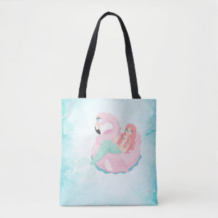 Adorable Cute Mermaid, Sea Tote Bag
