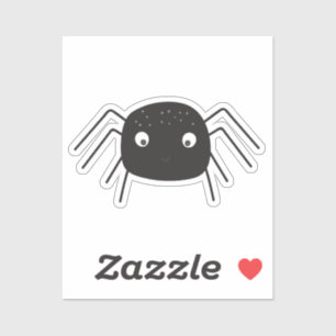 Adorable cute spider  sticker