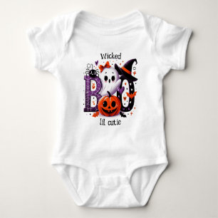 Adorable Cute Spooky Kids Halloween Baby Bodysuit