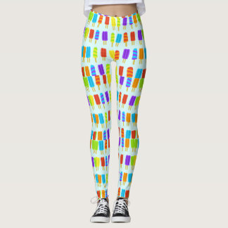 Adorable cute summer popsicles icecream kawaii  leggings
