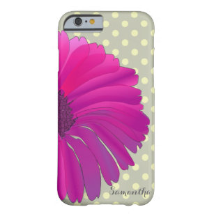 Adorable Daisy,Flower,Polka Dots   -Personalised Barely There iPhone 6 Case