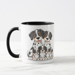 Adorable Dalmatian Family Mug