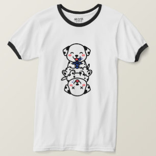 Adorable Dalmatian Puppies Blueberry Fun T-Shirt