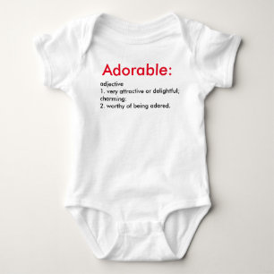 Adorable Defined Baby Crawler Shirt
