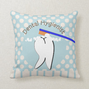 Adorable Dental Hygienist Tooth Pillow 20X20"
