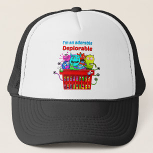 Adorable Deplorable, Basket of Deplorables Trucker Hat