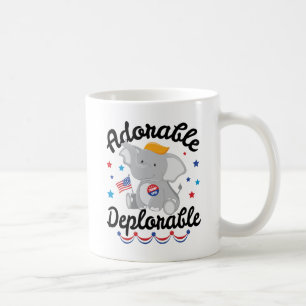 Adorable Deplorable Elephant Trump 2016 Coffee Mug