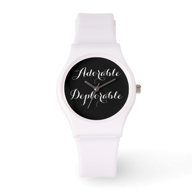 ADORABLE DEPLORABLE PRESIDENT TRUMP WATCH (Front)