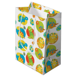 Adorable Dinosaur Medium Gift Bag