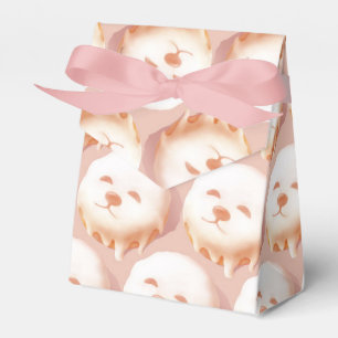 Adorable Dog Face Doughnut Favour Box