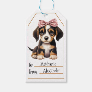 Adorable Dog Gift Tag – Cute Pet-Themed (5)