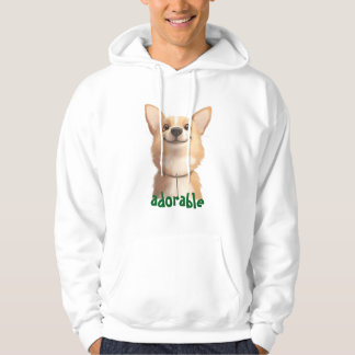 Adorable Dog Illustration Hoodie - Perfect for Pet