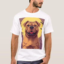 Adorable Dog in Halloween Scene with Pumpkins