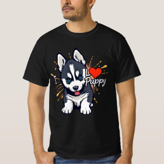 Adorable Dog Lover Design T-Shirt