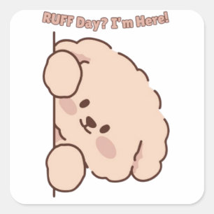 Adorable Dog Lover Sticker 