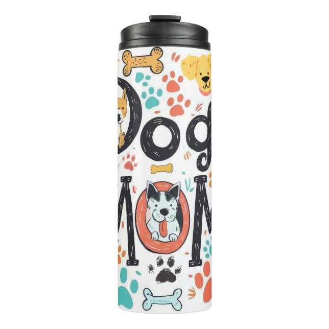 Adorable Dog Mum Thermal Tumbler (Front)