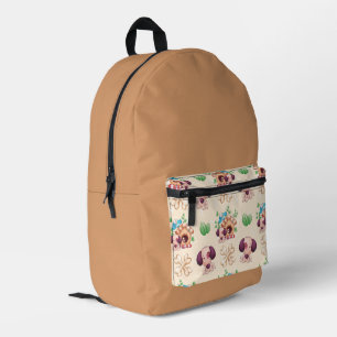 Adorable Dog Pattern Printed Backpack
