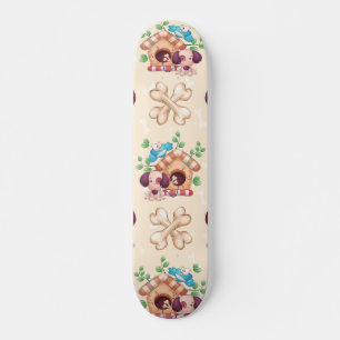 Adorable Dog Pattern  Skateboard