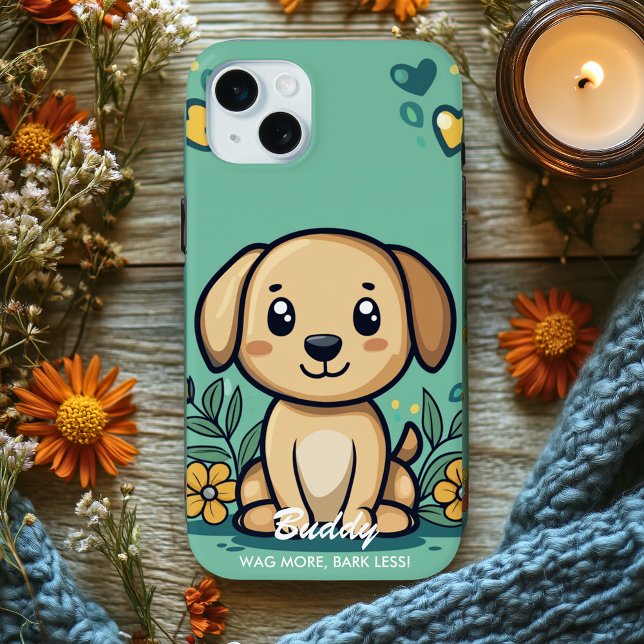 Adorable Dog Vibes - Playful & Cosy Charm Case-Mate iPhone Case (Creator Uploaded)
