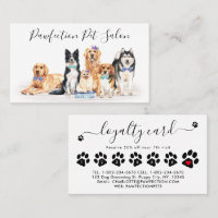 Adorable Dogs Pet Sitter Dog Groomer Business