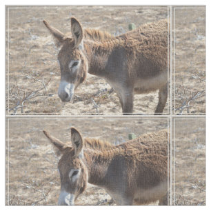 Adorable Donkey Fabric