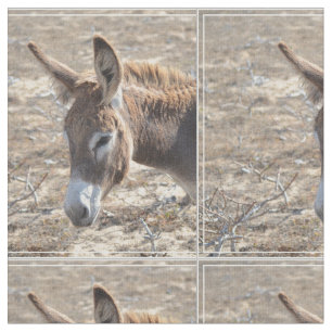 Adorable Donkey Fabric