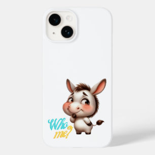 Adorable Donkey for Christmas 2024 - Perfect Gift Case-Mate iPhone 14 Case