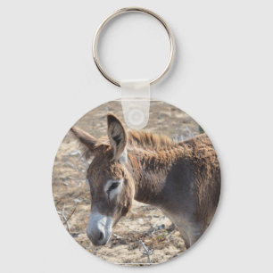 Adorable Donkey Key Ring
