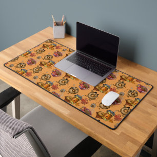 Adorable Donuts and Tea Desk Mat