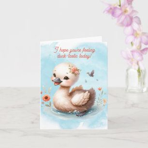 Adorable Duck Card