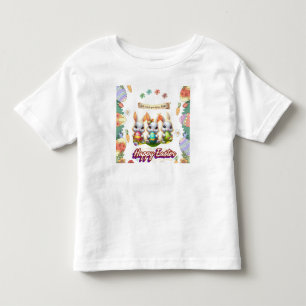 Adorable Easter Bunnies & Eggs Toddler T-Shirt