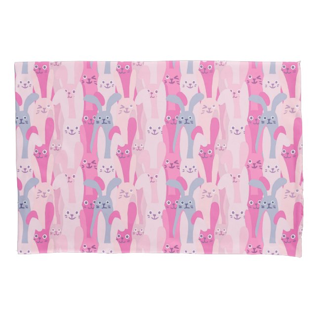 Adorable Easter Bunnies Pattern | Pillowcase (Front-Left)
