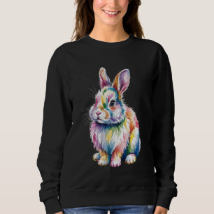 Adorable Easter Bunny Design for Children & Adults Sweatshirt