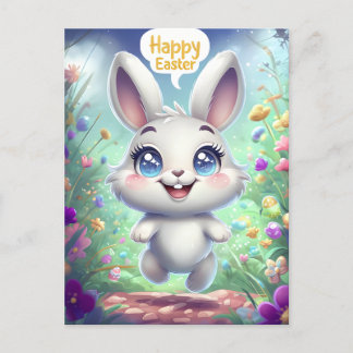 Adorable Easter Bunny Postcard