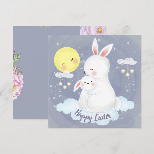 Adorable Easter Holiday Card (Front/Back)