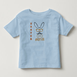 Adorable Easter Hopster Bunny Design Toddler T-Shirt
