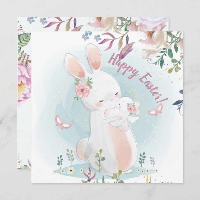 Adorable Easter Invitation (Front/Back)