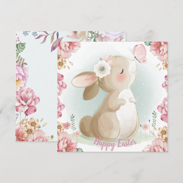 Adorable Easter Invitation (Front/Back)