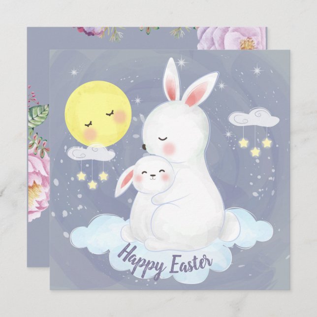 Adorable Easter Invitation (Front/Back)