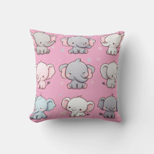 Adorable Elephant Design Collection for Cute Home Cushion