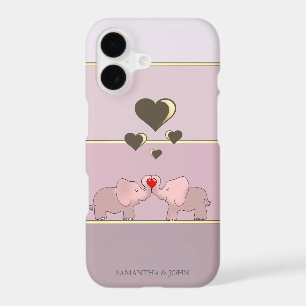 Adorable Elephants In Love