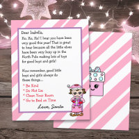 Adorable Elf Personalised Letter from Santa