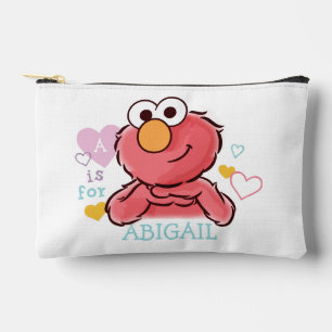 Adorable Elmo   Add Your Own Name Accessory Pouch
