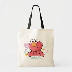Adorable Elmo   Add Your Own Name Tote Bag