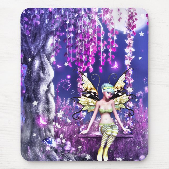 Adorable Fairy Mouse Mat (Front)