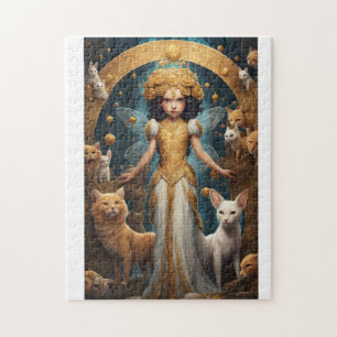 Adorable fairyland character in a fantasy land jigsaw puzzle