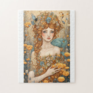 Adorable fairytale charcter in aa fantasy land jigsaw puzzle