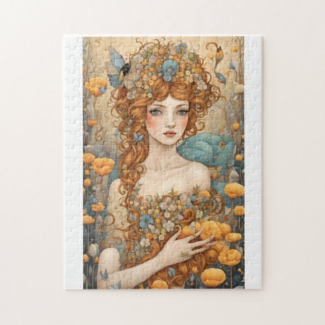 Adorable fairytale charcter in aa fantasy land jigsaw puzzle (Vertical)