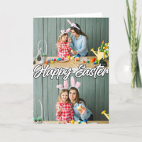 Adorable Family Custom 2-photo Easter